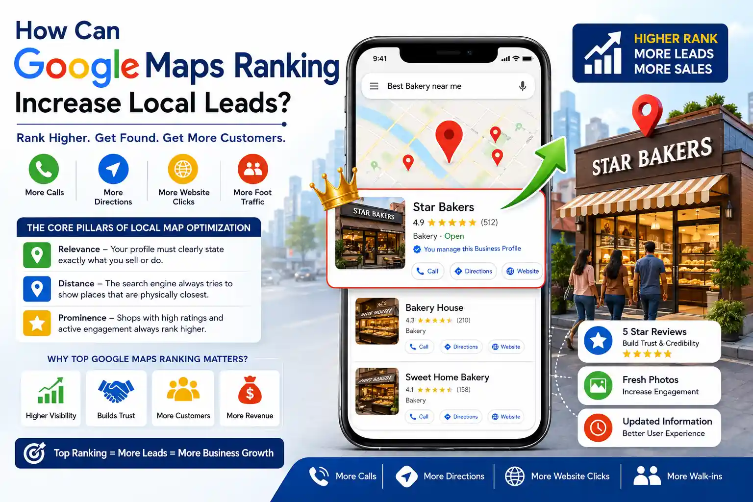 How Can Google Maps Ranking Increase Local Leads?